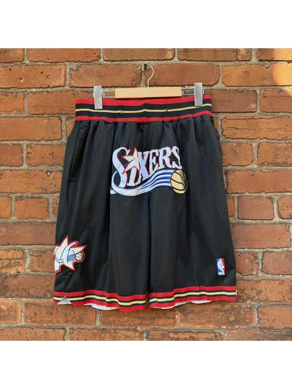 just don Philadelphia 76ers basketball shorts XL